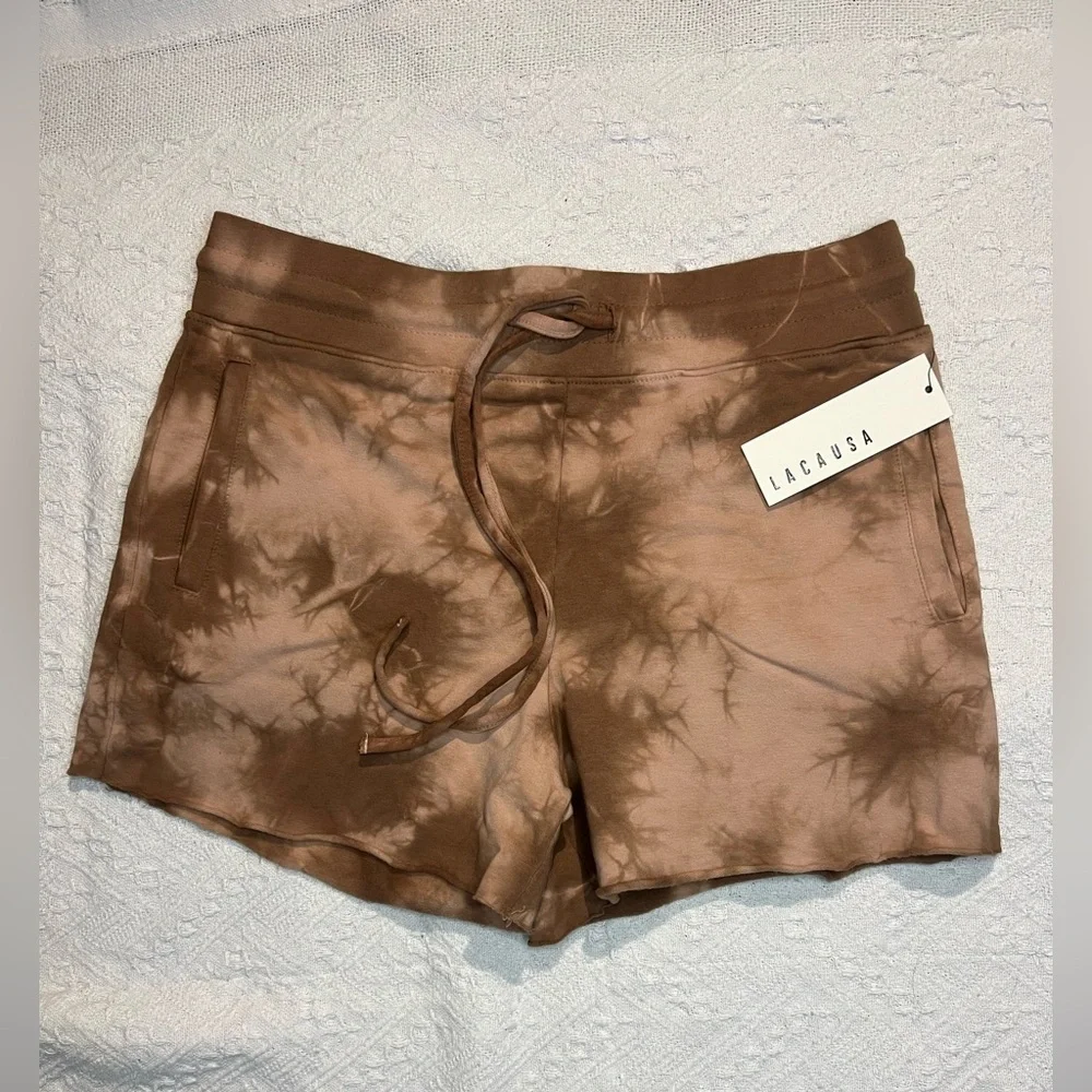 LACAUSA Slater Shorts in Rustic Tie Dye, size XS, NWT! Sold at Anthropologie! - Picture 3 of 8
